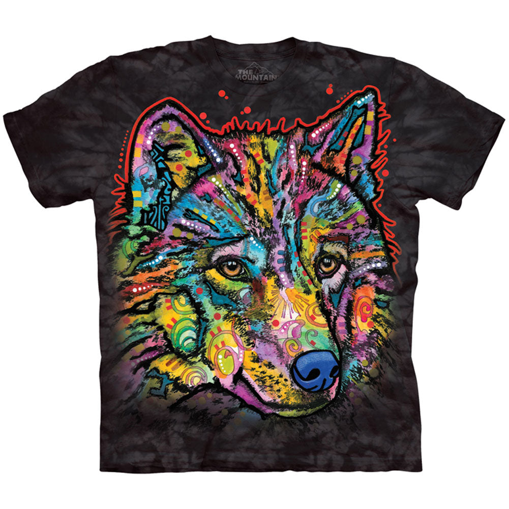 The Mountain Happy Wolf T-shirt