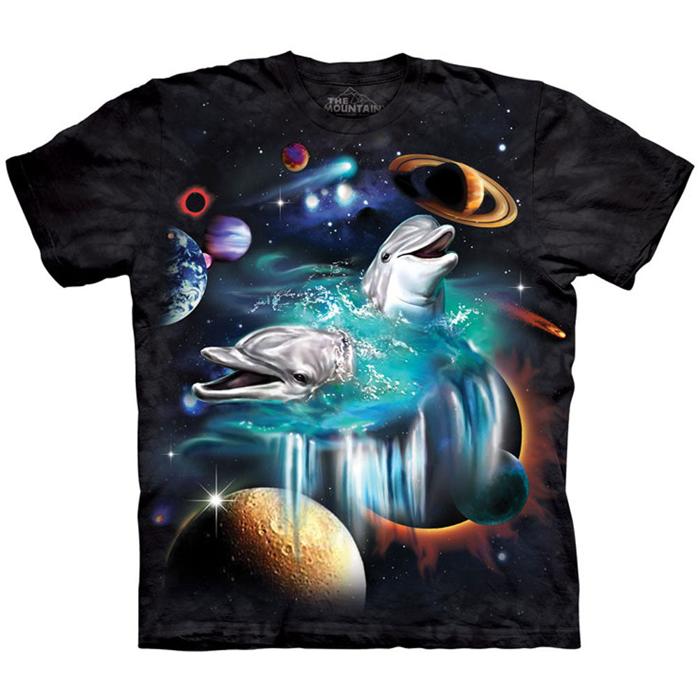 The Mountain Galaxy Dolphins T-shirt