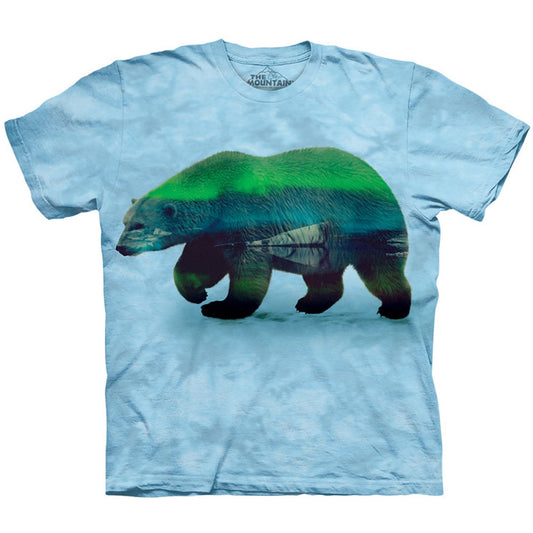 The Mountain Aurora Polar Bear T-shirt