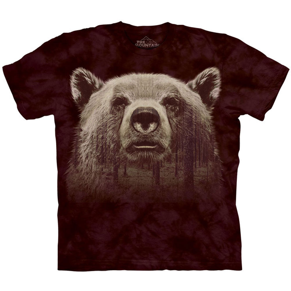 The Mountain Bear Face Forest T-shirt