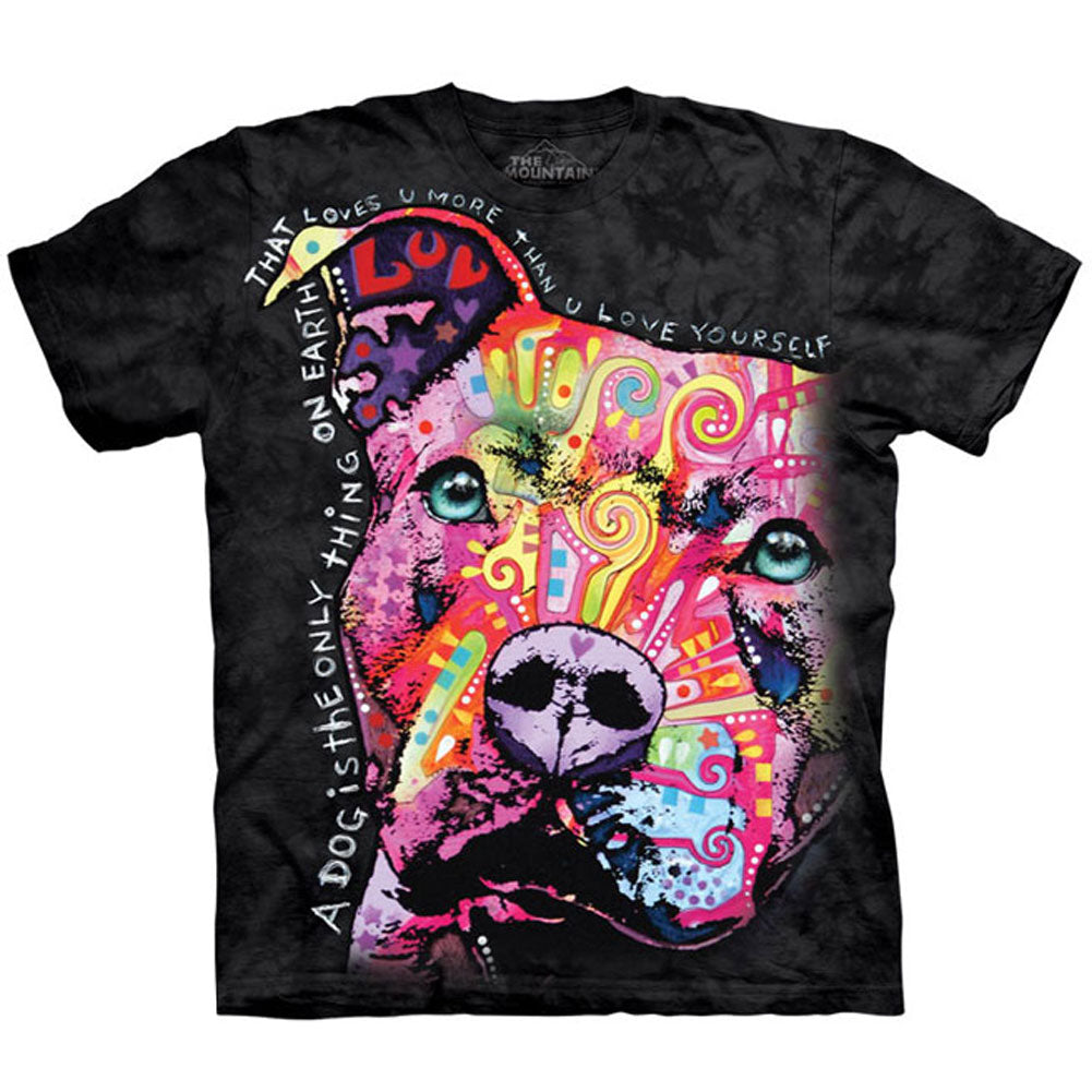 The Mountain Thoughtful Pitbull T-shirt