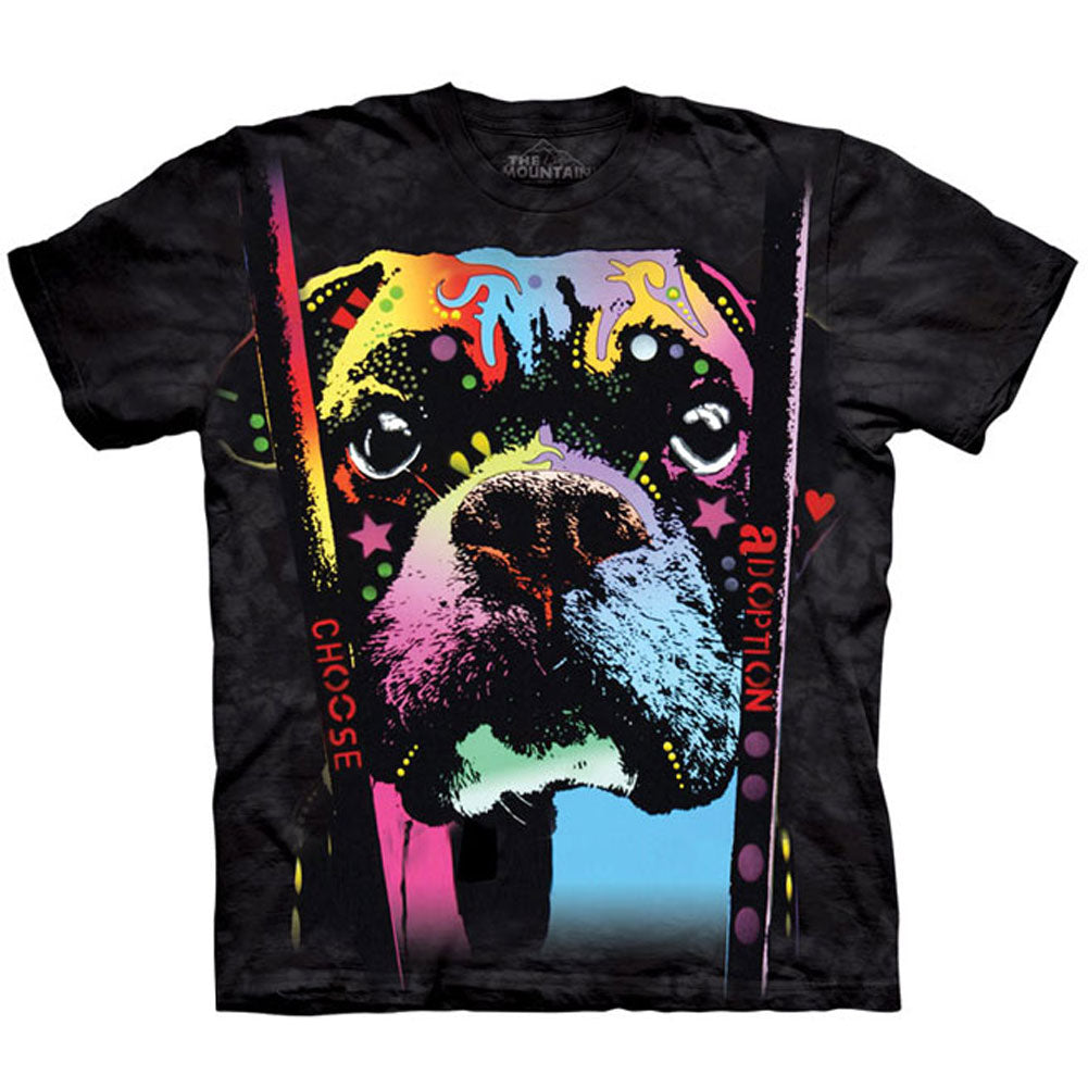 The Mountain Boxer Choose Adoption T-shirt