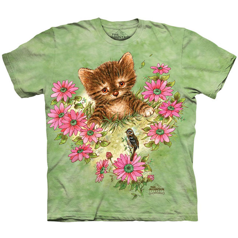 The Mountain Curious Lt Kitten T-shirt