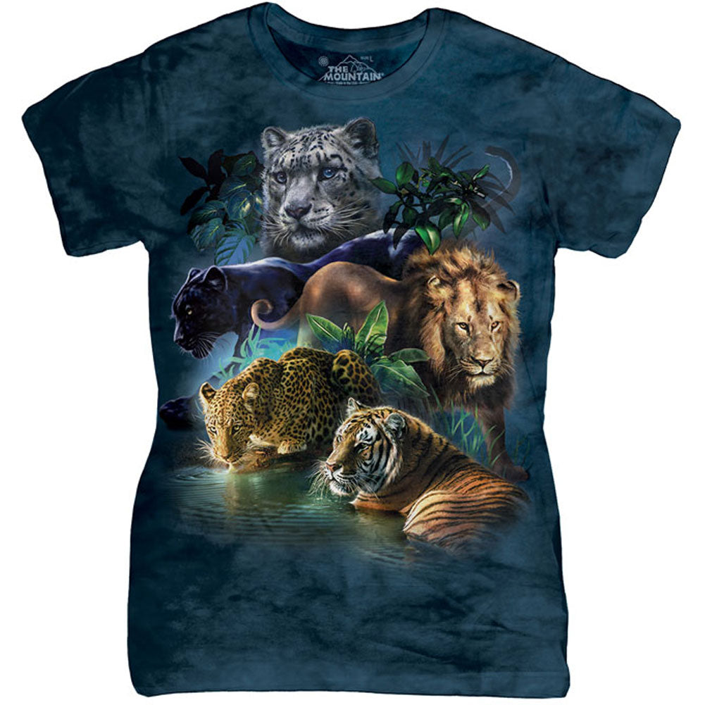 The Mountain Big Jungle Cats Babydoll Front