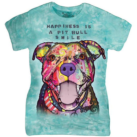 The Mountain Pit Bull Smile Lt Babydoll Front