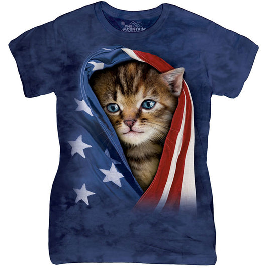 The Mountain Patriotic Kitten Babydoll