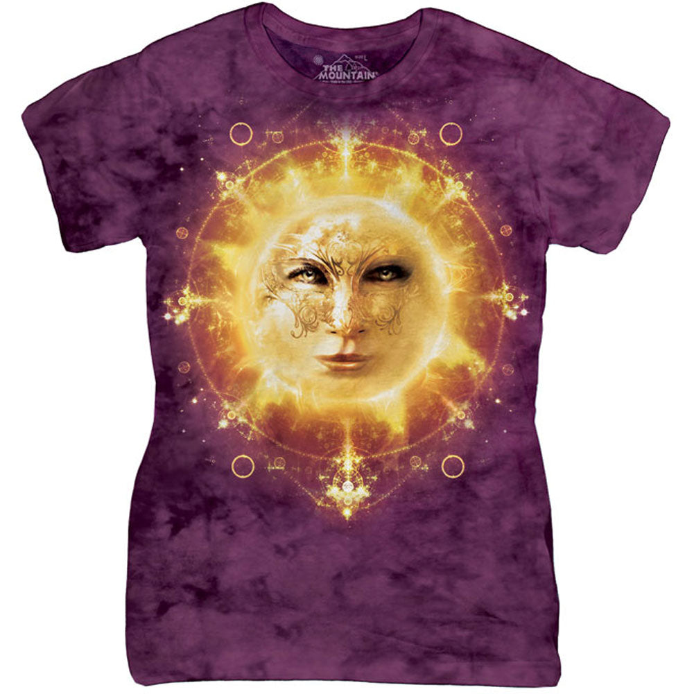 The Mountain Sun Face Ladies Babydoll Front