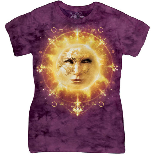 The Mountain Sun Face Ladies Babydoll Front