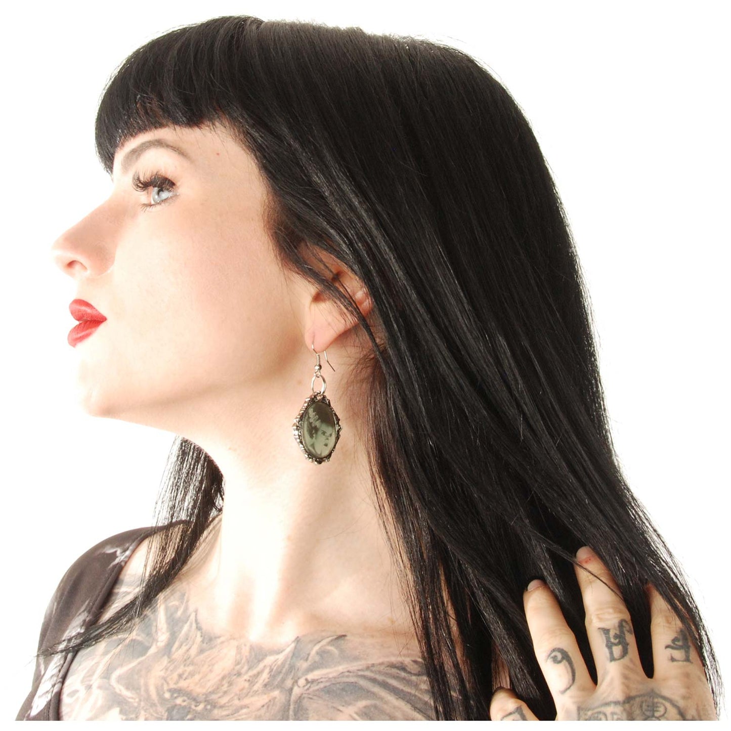 Bride Of Frankenstein Bride Earrings Earrings Back