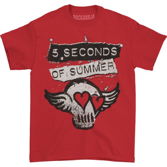 5 Seconds Of Summer 5 Seconds Of Summer Skull Wings T-shirt