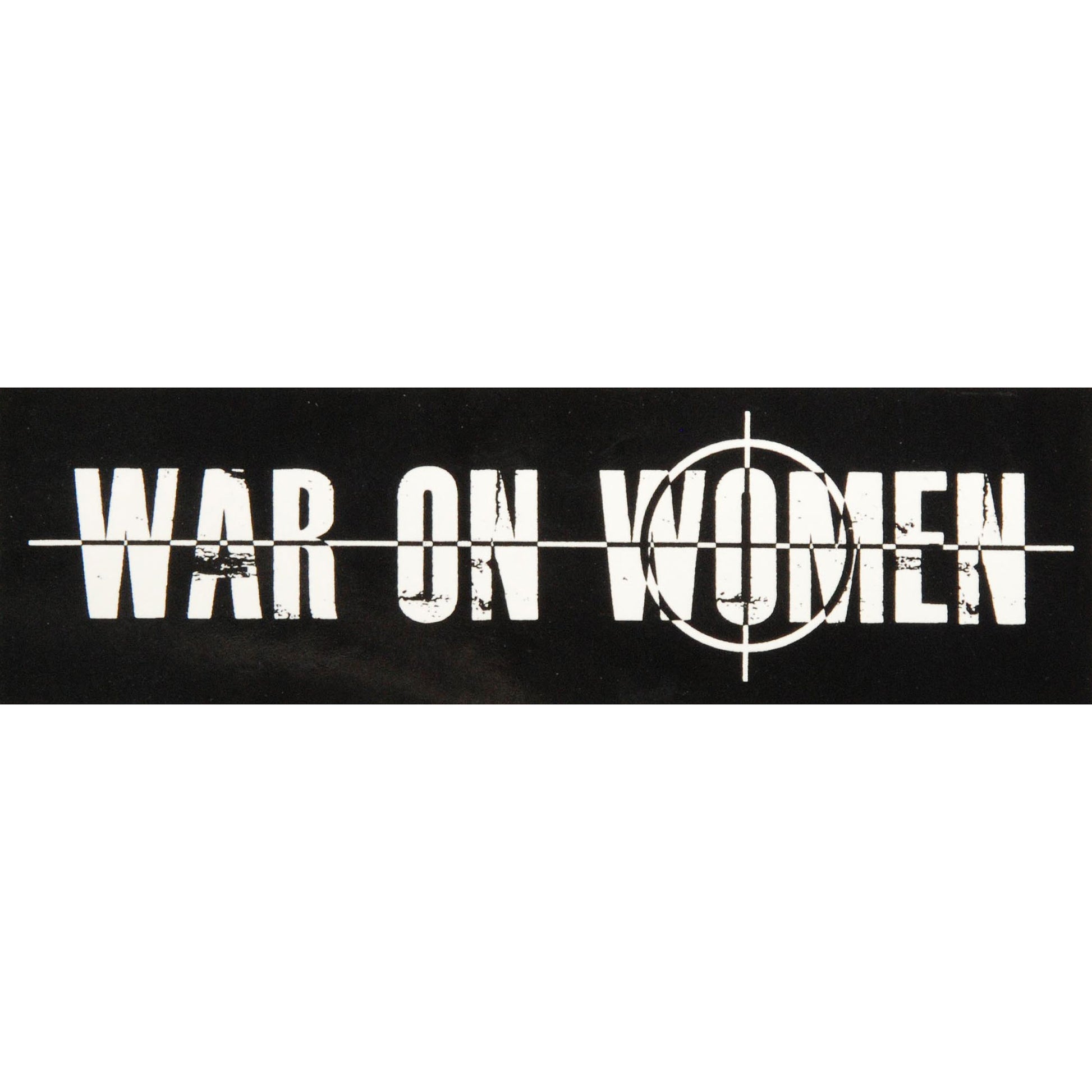 War On Women Logo Sticker