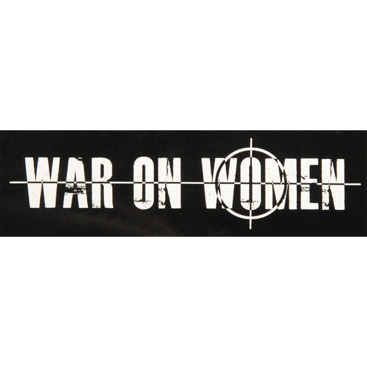 War On Women Logo Sticker
