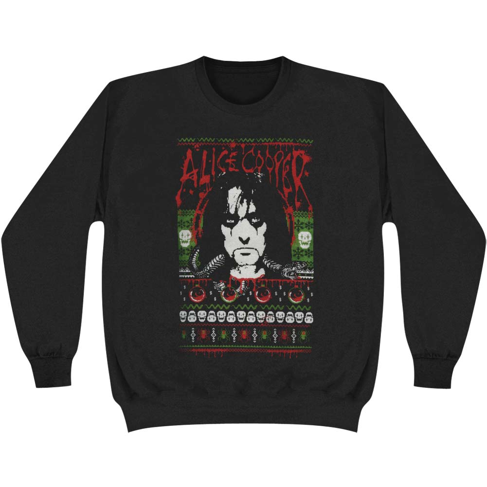 Alice Cooper Holiday Sweatshirt Front