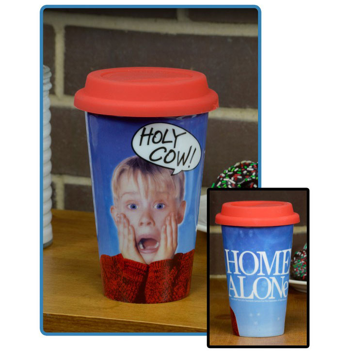 Home Alone Holy Cow Travel Mug Front
