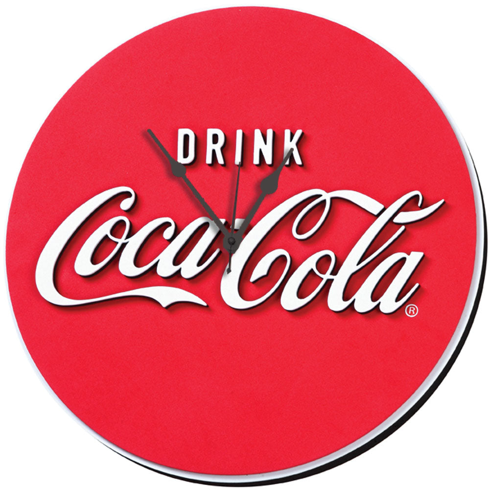 Coca-Cola Logo Wall Clock Front