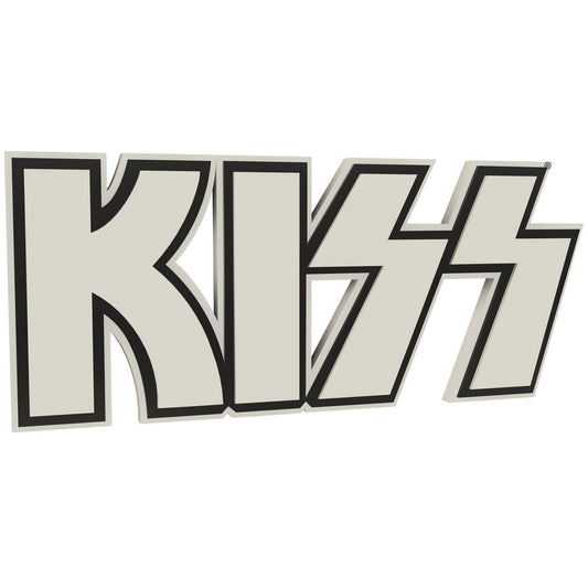 KISS Logo 3D Front