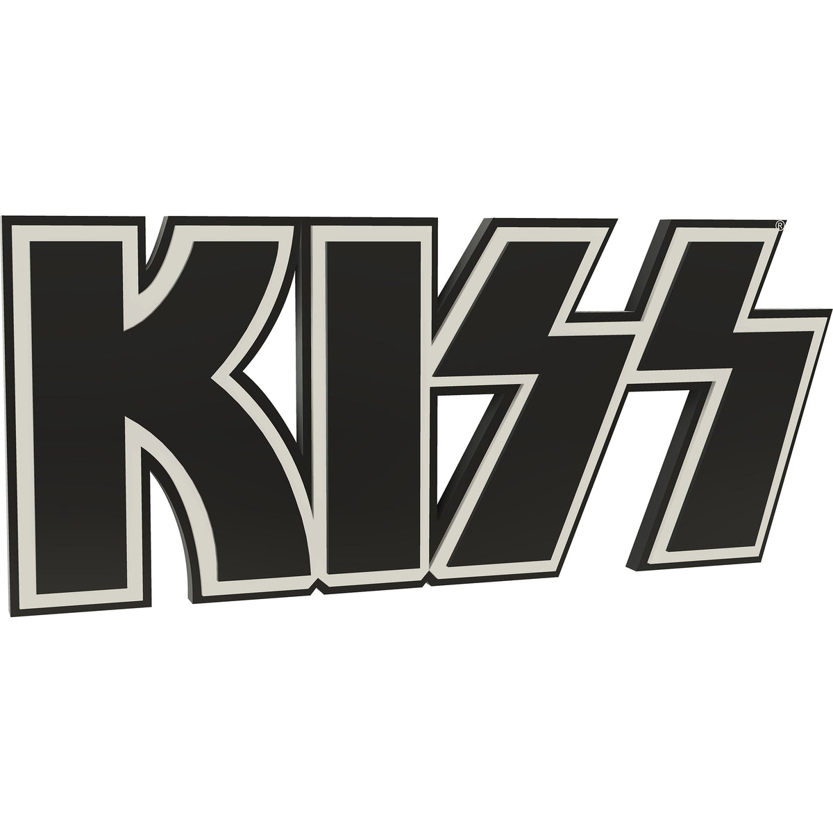 KISS Logo 3D Front