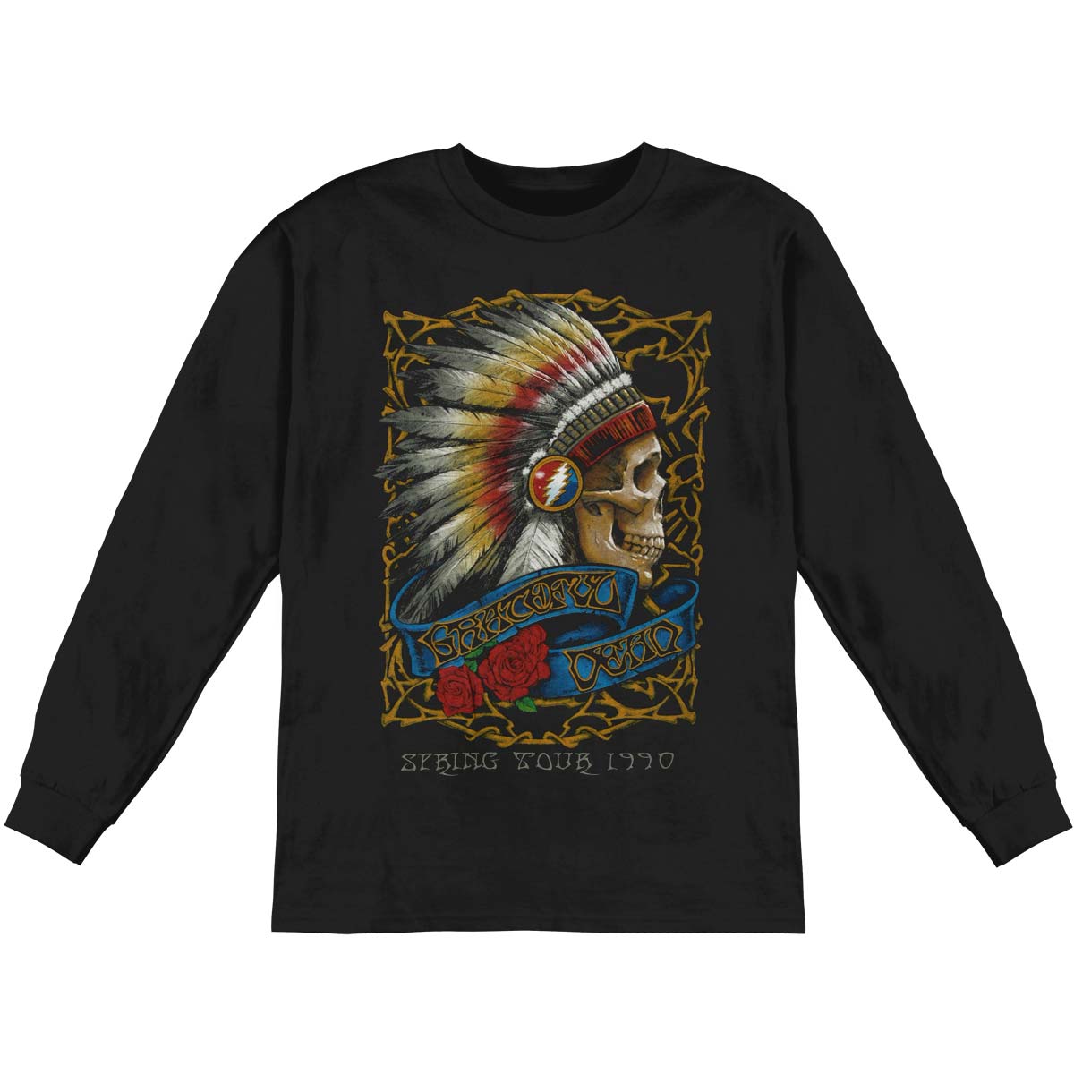 Grateful Dead Spring Tour 90 Long Sleeve Front