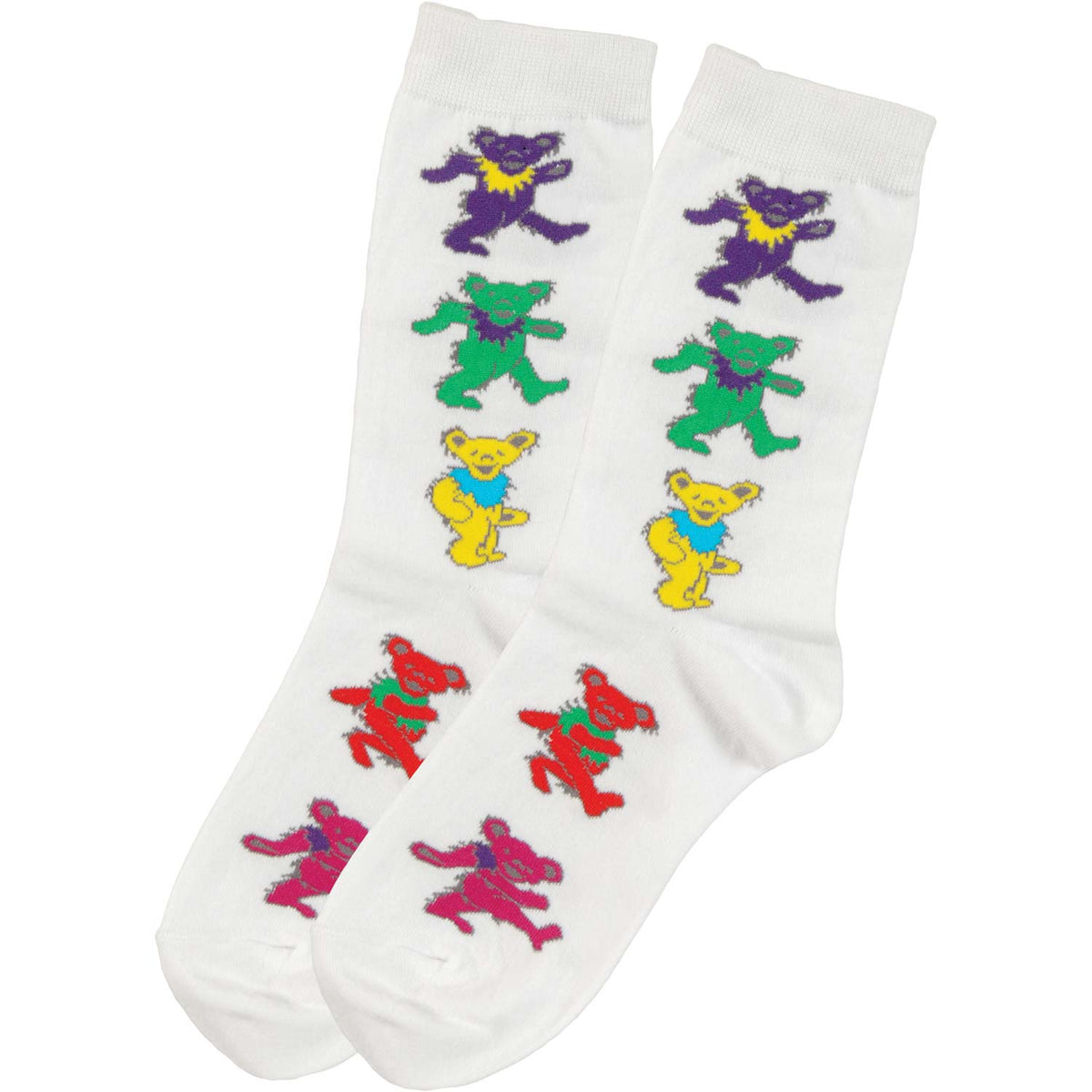 Grateful Dead Dancing Bears Socks Front