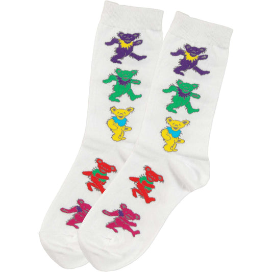 Grateful Dead Dancing Bears Socks Front