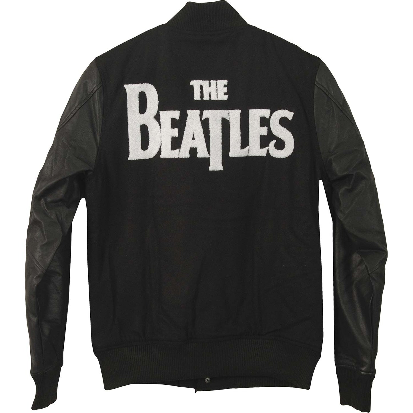 Beatles Drop T Logo Varsity Jacket Back