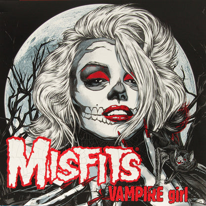 Misfits Vampire Girl / Zombie Girl 12" - Blood Orange Edition Vinyl Front