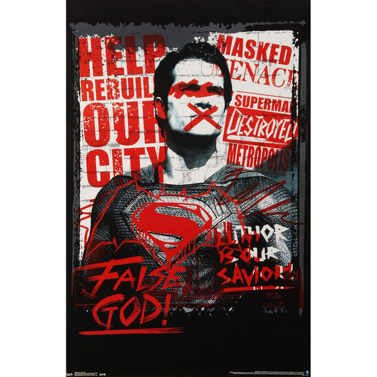 Batman v Superman: Dawn Of Justice False God Domestic Poster