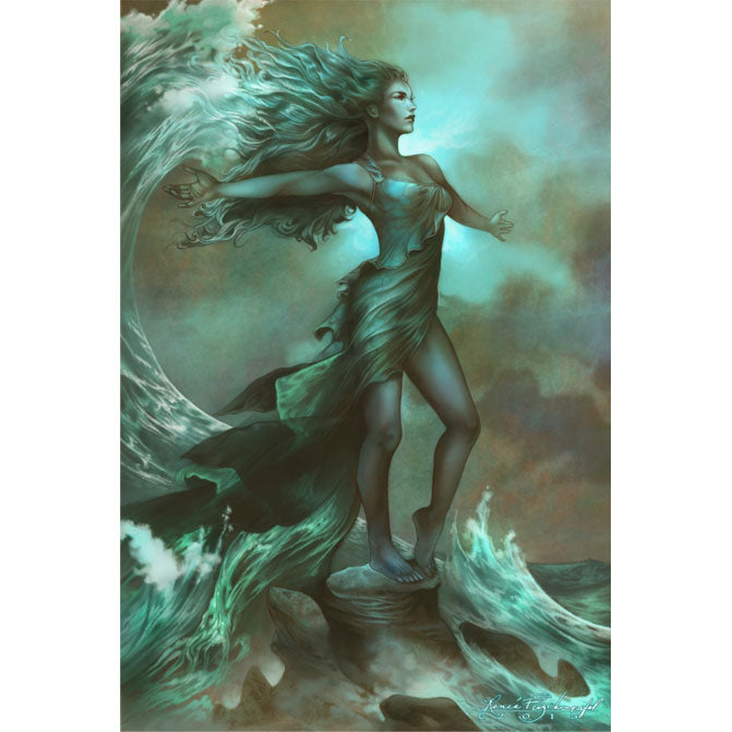 Renee Biertempfel Breaking Waves Domestic Poster