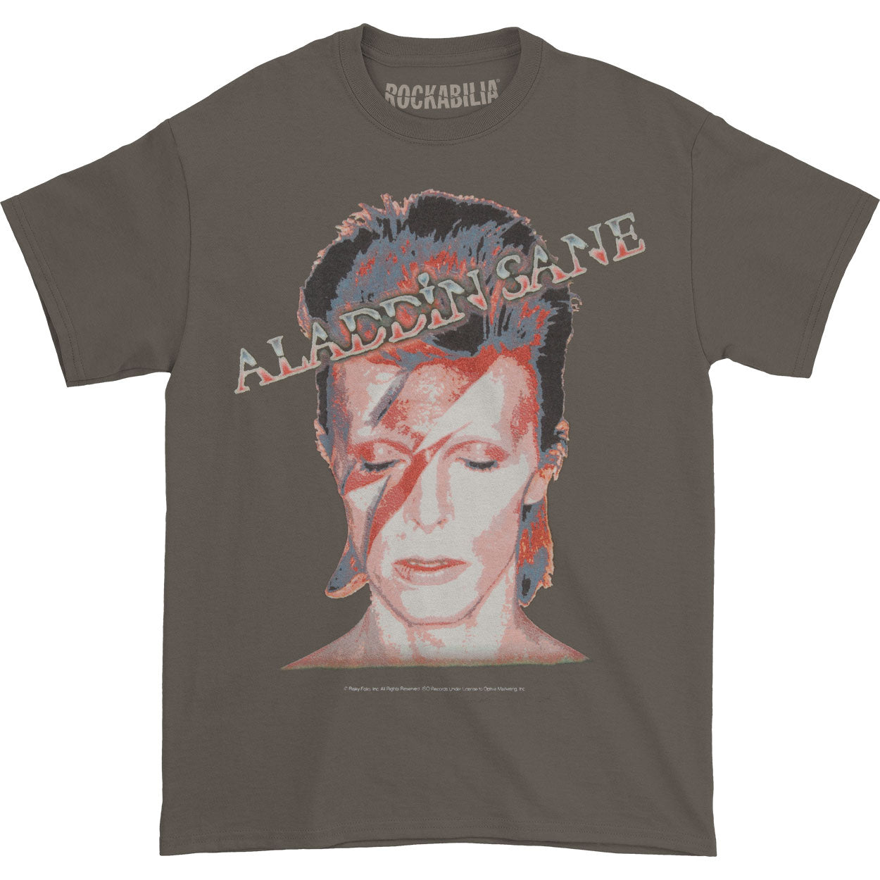 David Bowie Aladdin Sane T-shirt Front