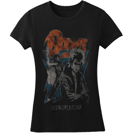 David Bowie 1972 World Tour Junior Top Front