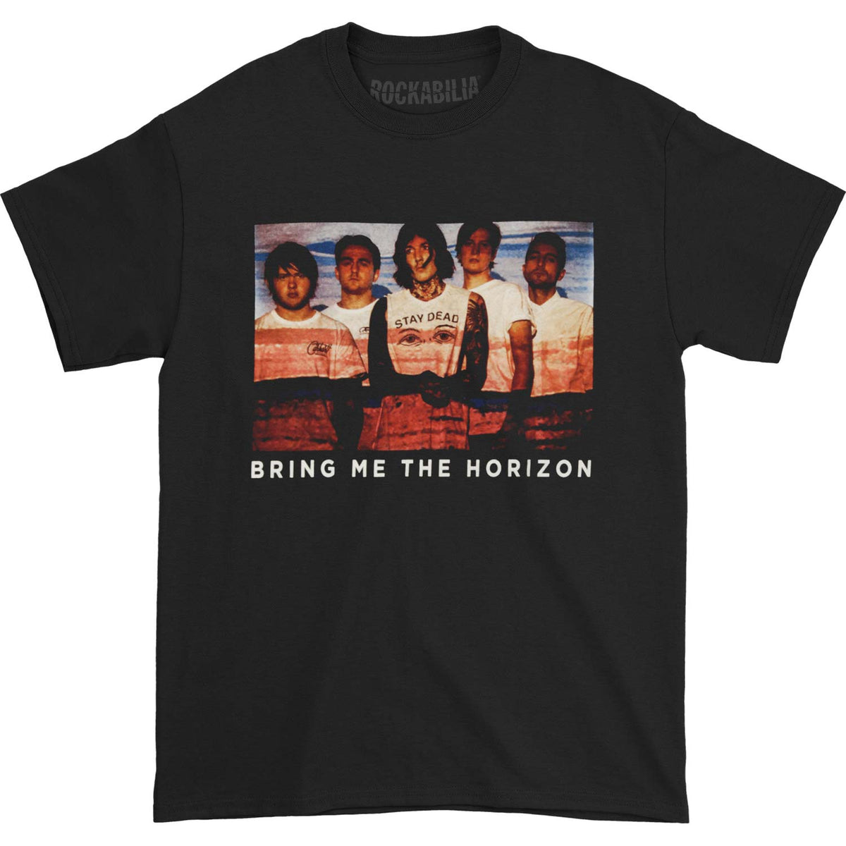 Bring Me The Horizon Photo Lines Slim Fit T-shirt Front