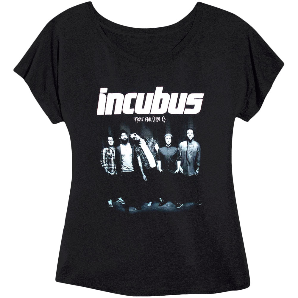 Incubus Trust Fall Womens T-shirt Front