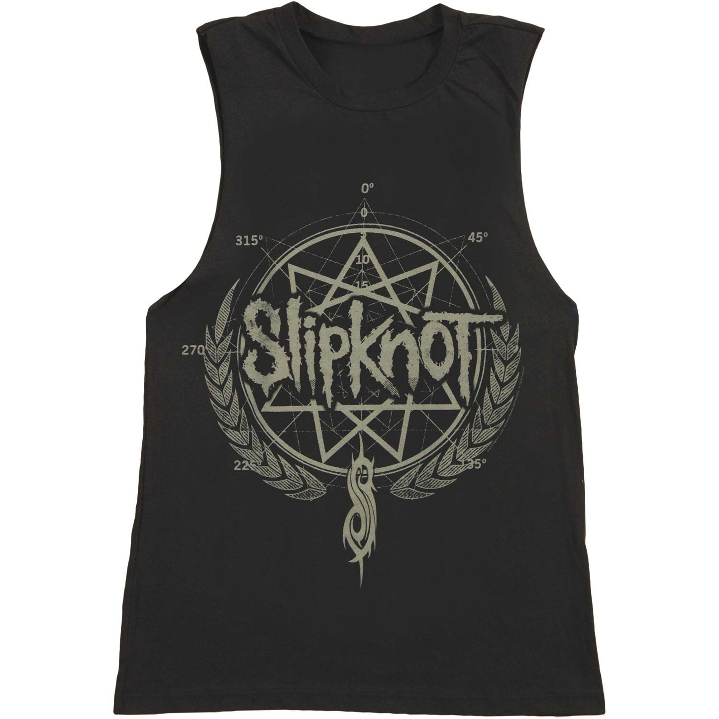 Pentagram Star Wreath Womens Tank
