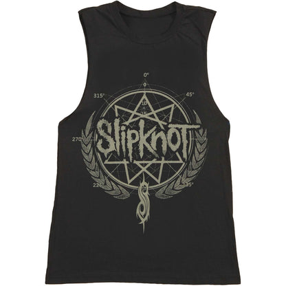 Pentagram Star Wreath Womens Tank