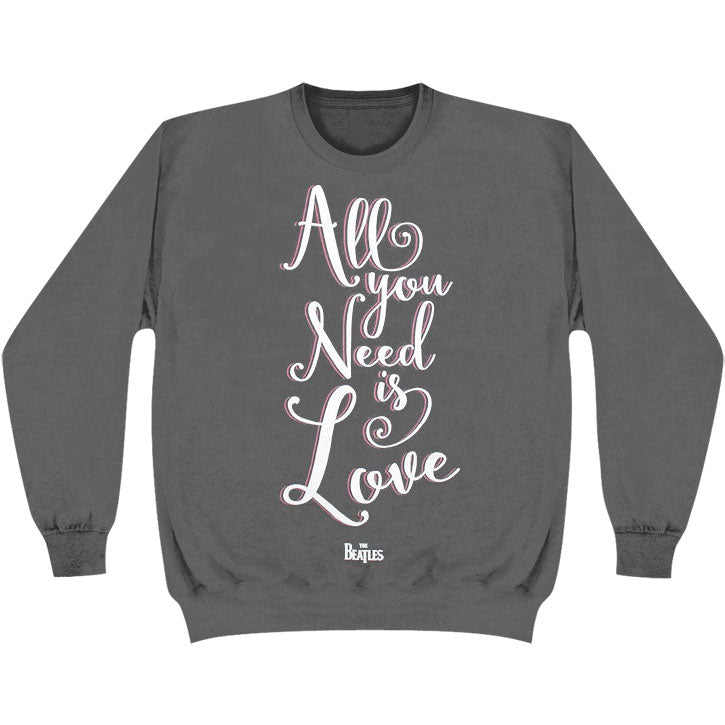 Beatles All You Need Sweatshirt Front