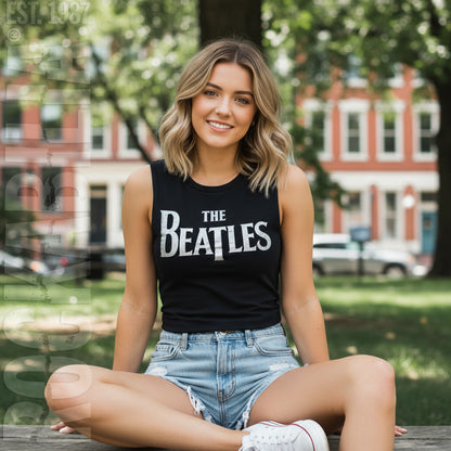 Distressed Logo Soft Junior Top