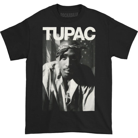 Tupac Stars & Stripes T-shirt Front