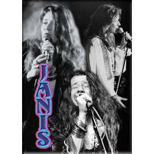 Janis Joplin Collage Magnet Front