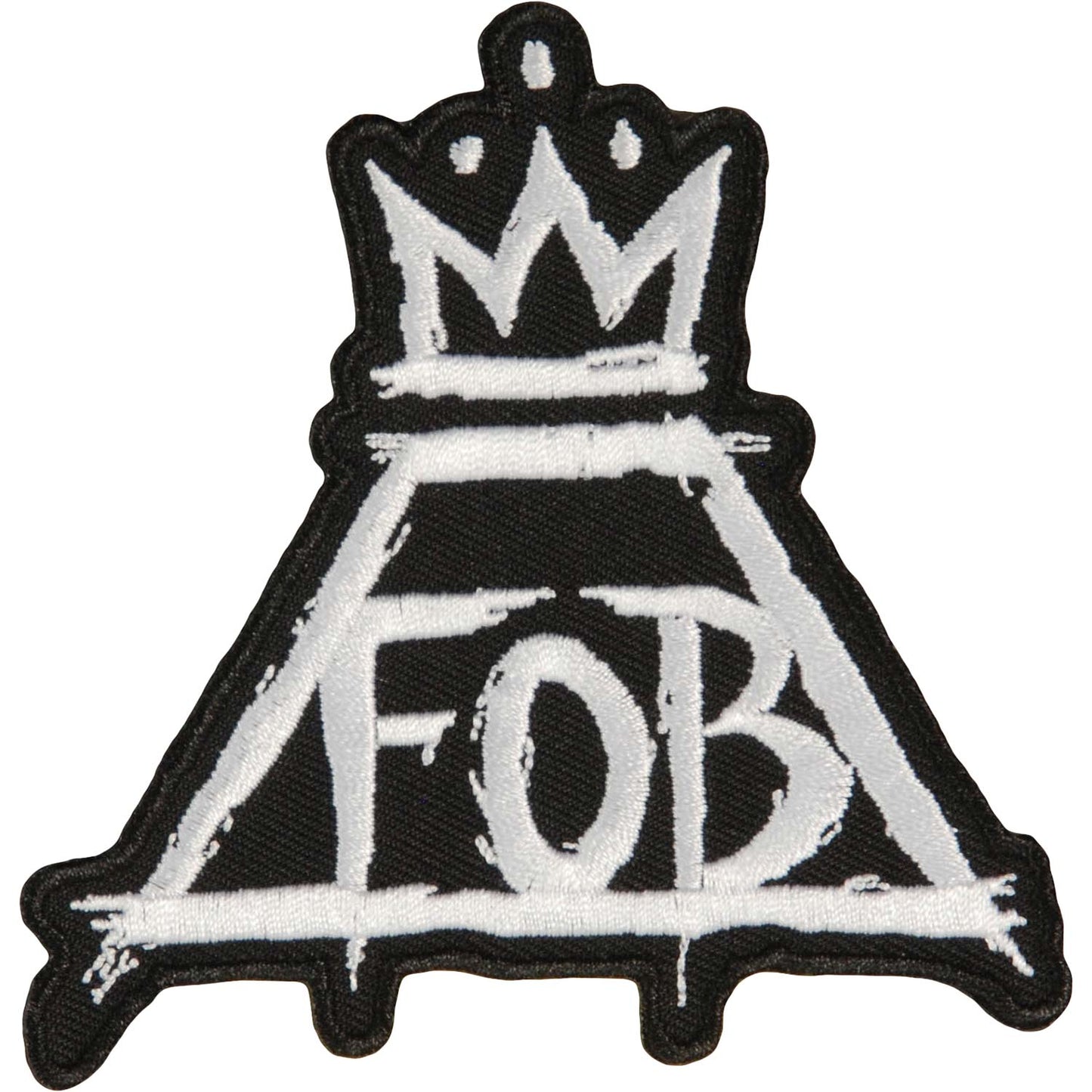 Fall Out Boy Crown Embroidered Patch Front