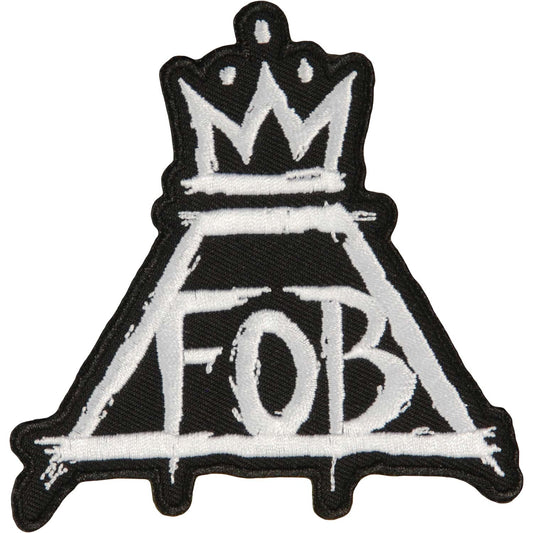 Fall Out Boy Crown Embroidered Patch Front