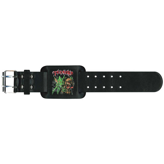 Tankard Hair Of The Dog Leather Wristband Front