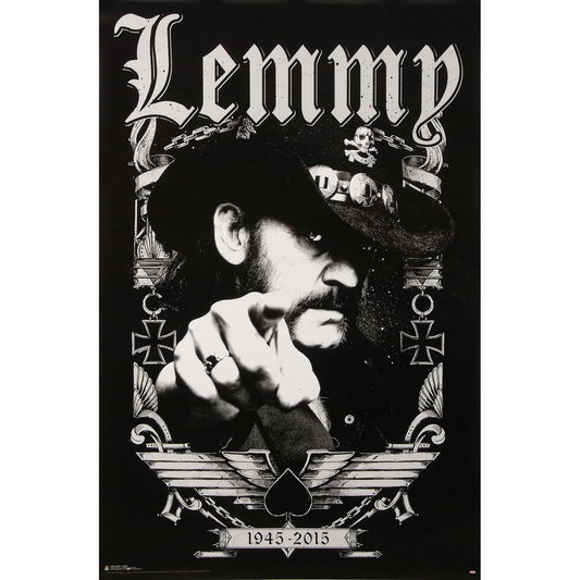 Motorhead Lemmy 1945 - 2015 Domestic Poster