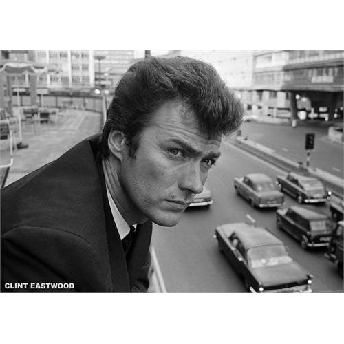 Clint Eastwood Looking Domestic Poster