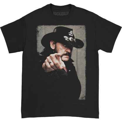 Motorhead Pointing Photo T-shirt Front