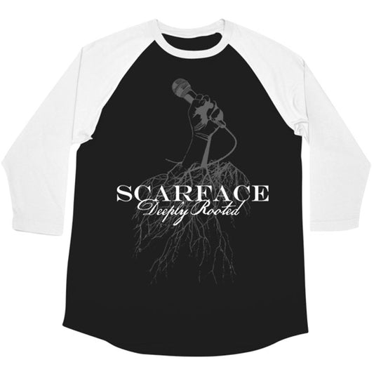 Scarface (Rapper) Deeply Rooted Raglan Baseball Jersey Front