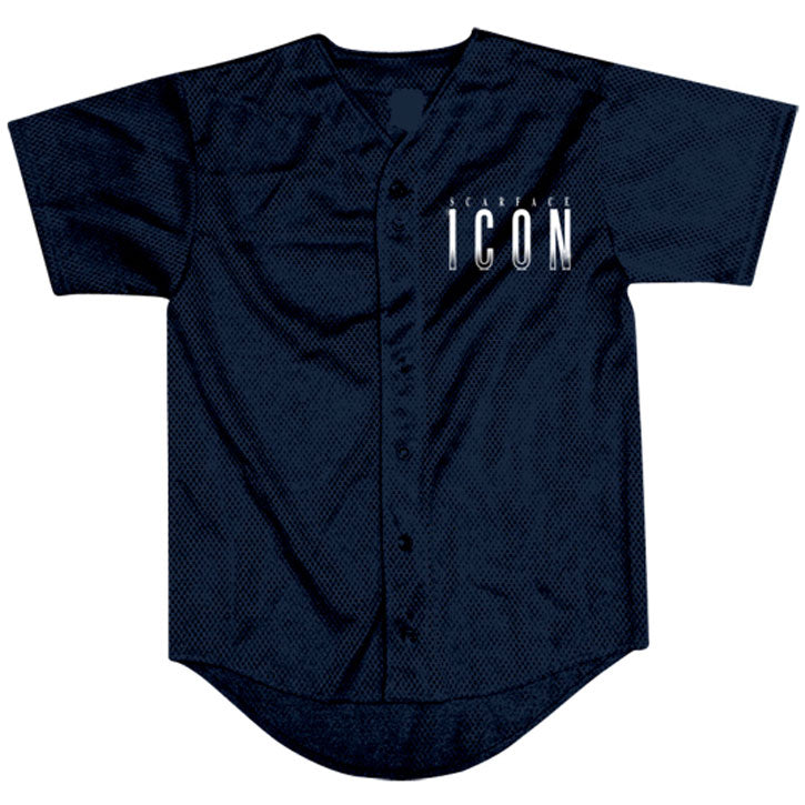 Scarface (Rapper) Icon Logo Baseball Jersey Front