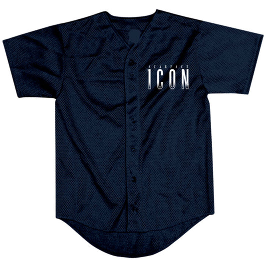 Scarface (Rapper) Icon Logo Baseball Jersey Front