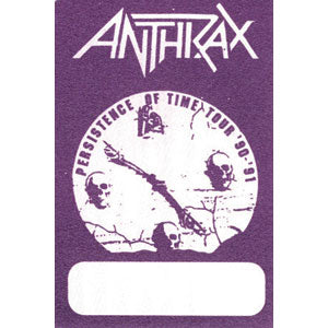 Anthrax Cloth Bakcstage Pass Front