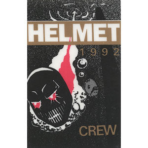 Helmet Laminated Backstage Pass Front