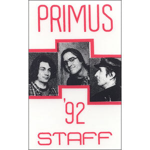 Primus Laminated Backstage Pass Front